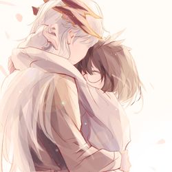 This is a pixiv picture whose title is 塞雷娅&赫默.