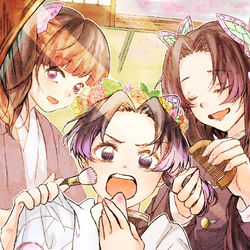 This is a pixiv picture whose title is Happy Birthday 胡蝶しのぶ.