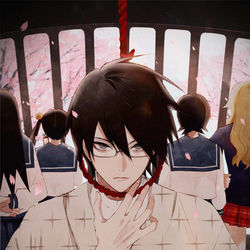 This is a pixiv picture whose title is サクラサク.