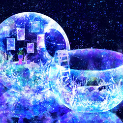 This is a pixiv picture whose title is テラリウム画廊.