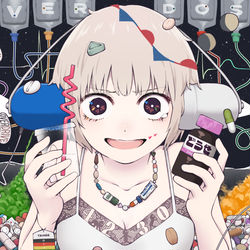 This is a pixiv picture whose title is OVERDOSE.