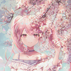 This is a pixiv picture whose title is 🌸🌸🌸.