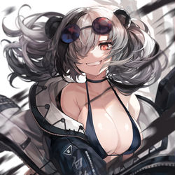 This is a pixiv picture whose title is 食铁兽.
