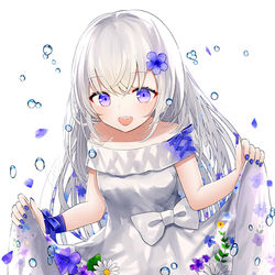 This is a pixiv picture whose title is 青.