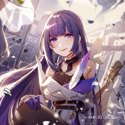 This is a pixiv picture whose title is 雷电芽衣.