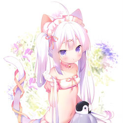 This is a pixiv picture whose title is さみしがり猫ちゃん.