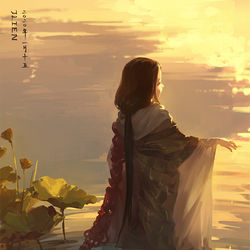 This is a pixiv picture whose title is 変若の御子.
