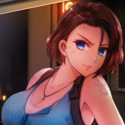 This is a pixiv picture whose title is RE3ジル.
