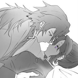 This is a pixiv picture whose title is 触って、確かめ合って.
