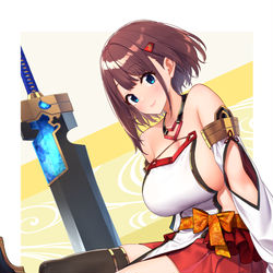 This is a pixiv picture whose title is 一夜ちゃん.