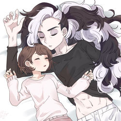 This is a pixiv picture whose title is すや.