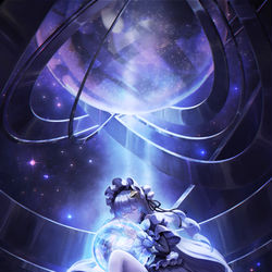 This is a pixiv picture whose title is 星穹圣诗.