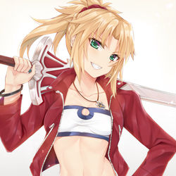 This is a pixiv picture whose title is モードレッド.