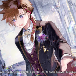 This is a pixiv picture whose title is 【仕事絵】ホワイトデー白恋型傭兵アーサー-勇心-.