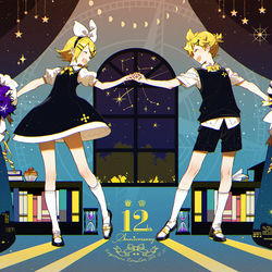 This is a pixiv picture whose title is 🌟夜もすがら.