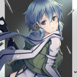 This is a pixiv picture whose title is シノン.