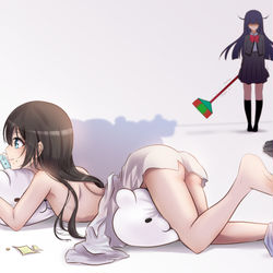 This is a pixiv picture whose title is ダメよひかりちゃん、悪い子.