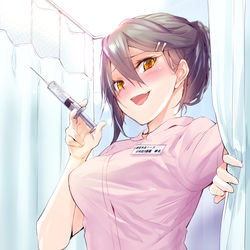 This is a pixiv picture whose title is 榛名ース.