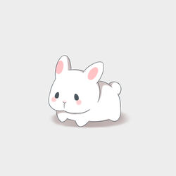 This is a pixiv picture whose title is ウサギさん.