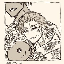 This is a pixiv picture whose title is 【腐向け】キバカブまとめ3.