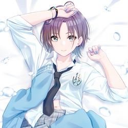 This is a pixiv picture whose title is 浅倉透.