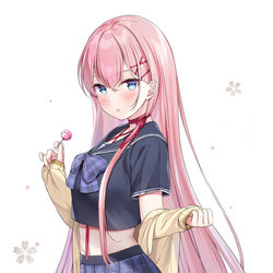 This is a pixiv picture whose title is JK Tenebria.