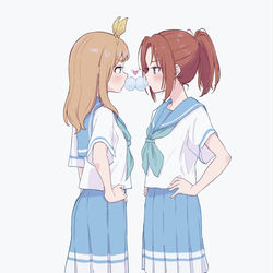 This is a pixiv picture whose title is ぽよよ〜ん.