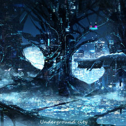 This is a pixiv picture whose title is 地下树形建筑.