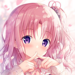 This is a pixiv picture whose title is 「先生、これ以上はダメですよ桜」.