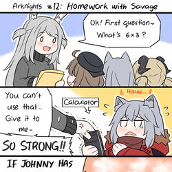 This is a pixiv picture whose title is Arknights #12.