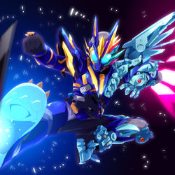 This is a pixiv picture whose title is ランペイジスピードブラスト！.