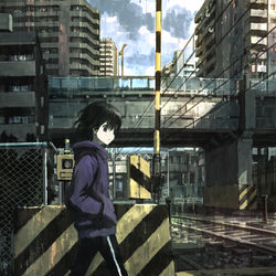 This is a pixiv picture whose title is walk.