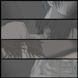 This is a pixiv picture whose title is 吻.