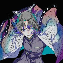 This is a pixiv picture whose title is 🦋しのぶさん.