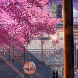 This is a pixiv picture whose title is 春路地.
