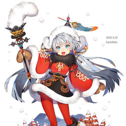 This is a pixiv picture whose title is 北東の魔法使い.