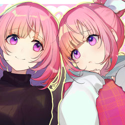 This is a pixiv picture whose title is melty 2 hearts.
