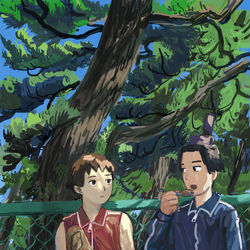 This is a pixiv picture whose title is 飛鳥.
