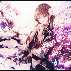 This is a pixiv picture whose title is 雪解け.