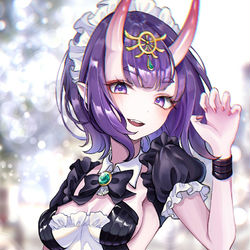 This is a pixiv picture whose title is 酒呑童子メイド.