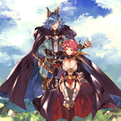 This is a pixiv picture whose title is 【グラブル】スツルム&ドランク.