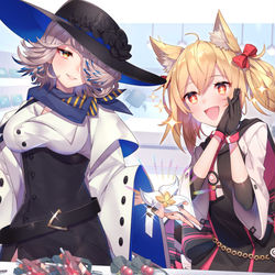 This is a pixiv picture whose title is お仕事【アークナイツ】フォロワー8万人達成お祝いイラスト.