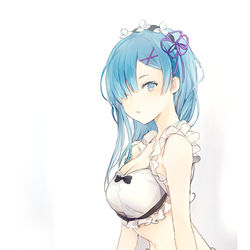 This is a pixiv picture whose title is レム.