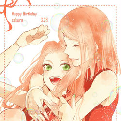 This is a pixiv picture whose title is 春野サクラちゃんお誕生日まとめ.