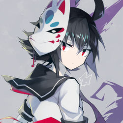 This is a pixiv picture whose title is テンコ.