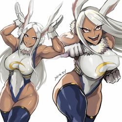 This is a pixiv picture whose title is ミルコさん.