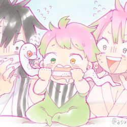 This is a pixiv picture whose title is 遺伝の呼吸.