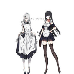 This is a pixiv picture whose title is 「NoWorld」.