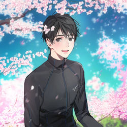 This is a pixiv picture whose title is 🌸.