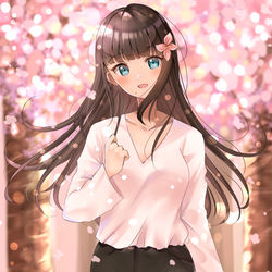 This is a pixiv picture whose title is 春コーデ.